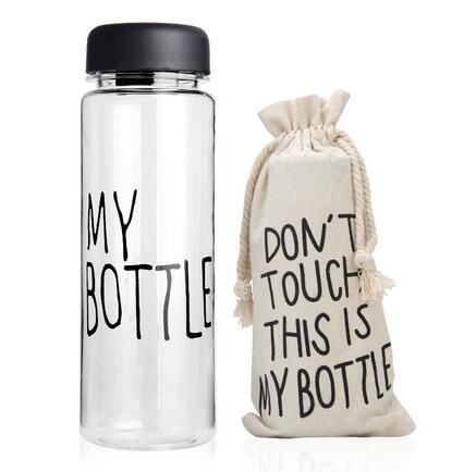 Acheter Mon Bouteille Fruit Jus De Citron Bouteille Deau Corée Style Aujourdhui Spécial Bouteilles Deau En Plastique De Sport Drinkware Avec Sac En