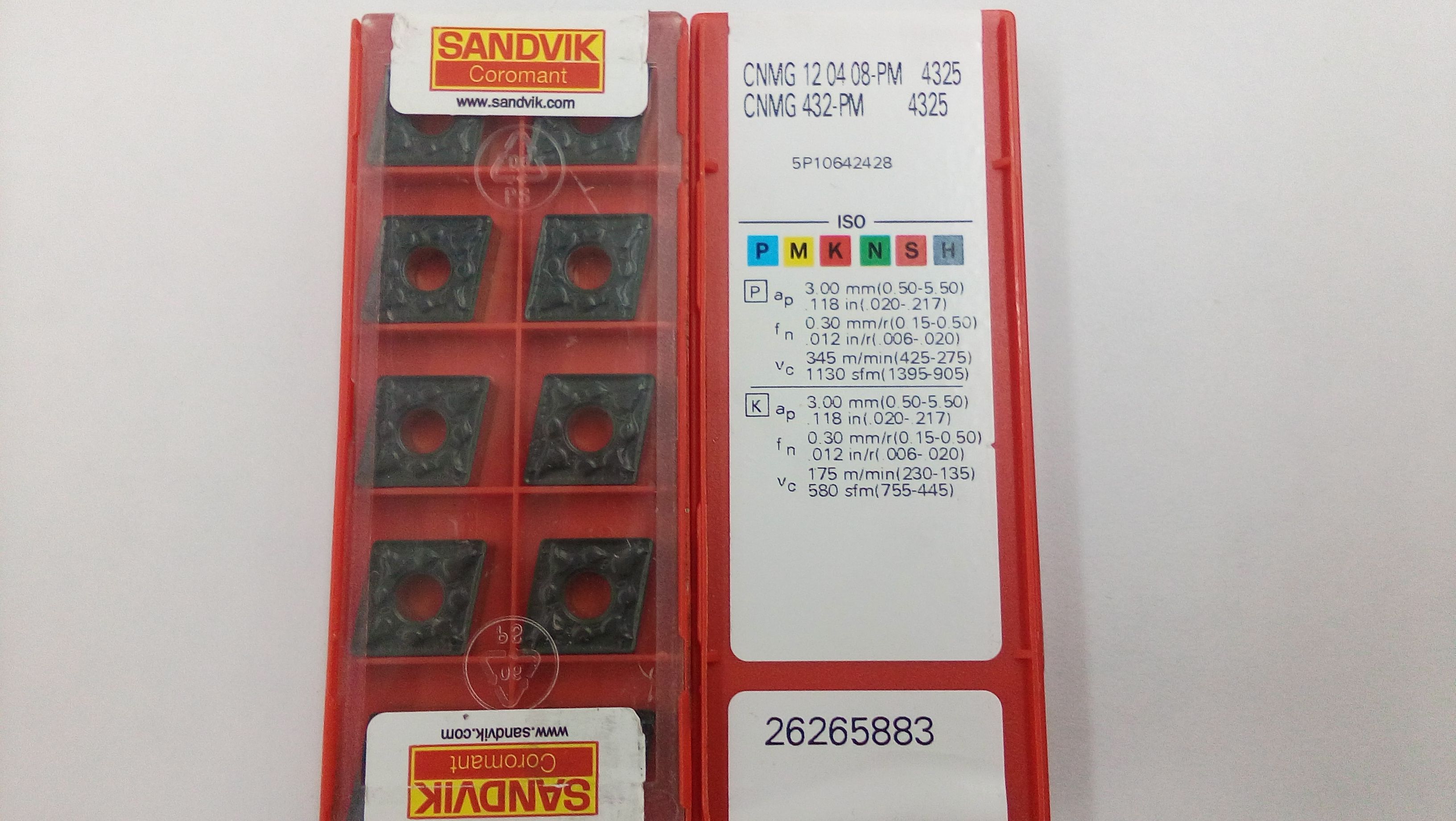 10pcs CCMT09T304-PM4325 New Carbide Insert