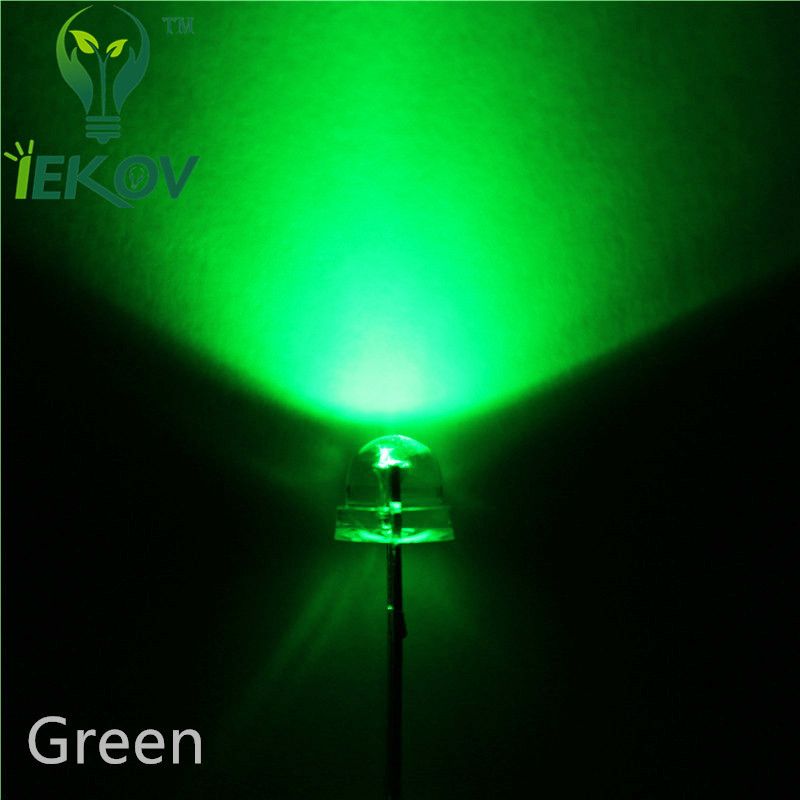 5mm Straw Hat UV Purple//Blue//Green//Red//White// Color LED Wide Angle Light Lamp