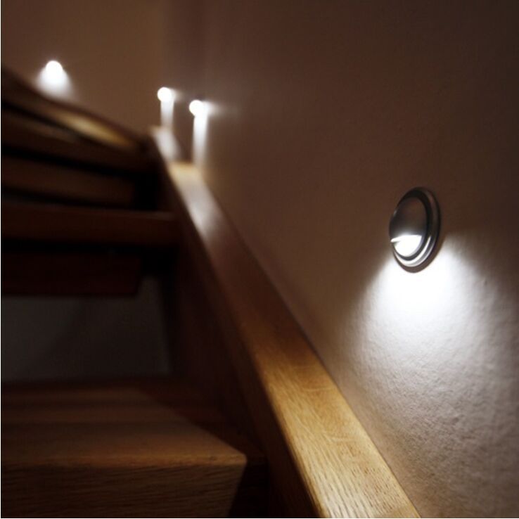 Lámparas LED Impermeable LED Lámpara de pie para escaleras Pasillos Decoración jardín 6