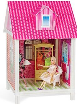 High quality Barbie princess dress up game toy manufacturers Villa big gift  set Cartoon Princess Barbie doll children's toys