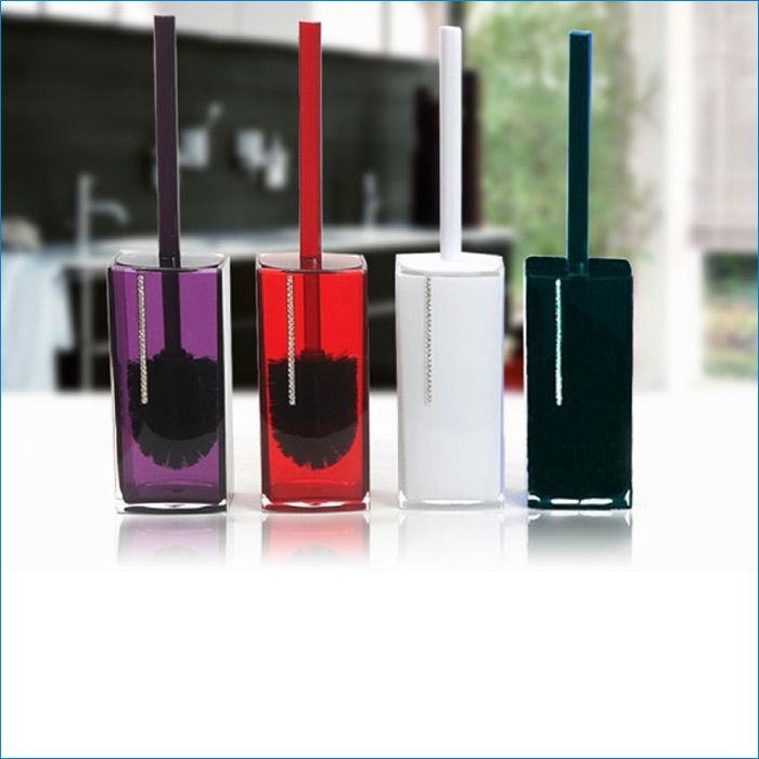 2020 Acrylic Toilet Brush Holders Decorative Toilet Brush Holder