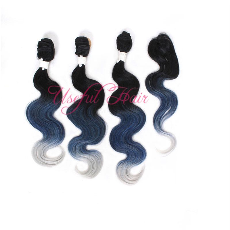 Wholesale Stylish And Cheap BRAND Double Weft Extensions Body Wave Hair Weaves 220gram Synthetic