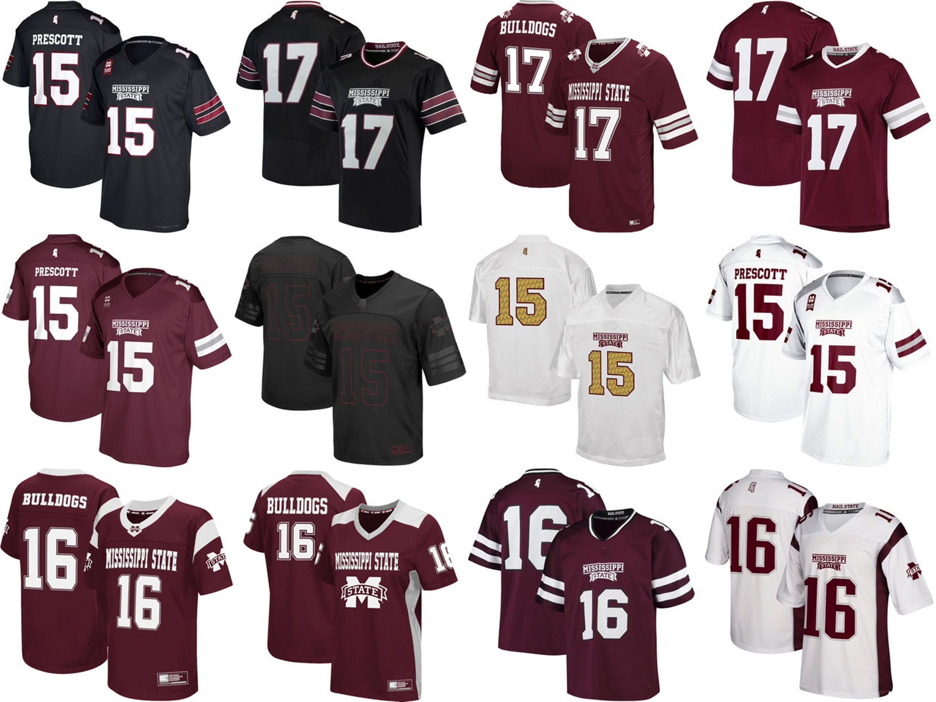 mississippi state football jersey