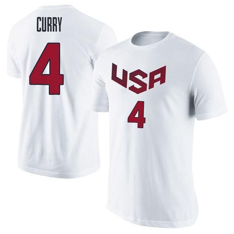 USA Basketball Men T Shirts Fashion Sport Short Sleeve Tee Clothes