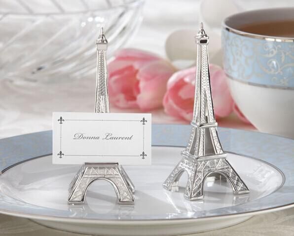Wedding Favors Eiffel Tower Name Place Card Holder Stand Memo