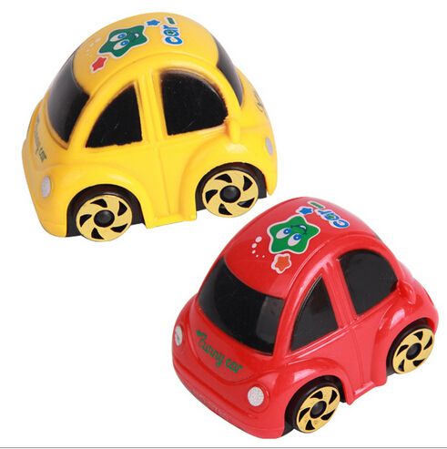 yellow red car toy