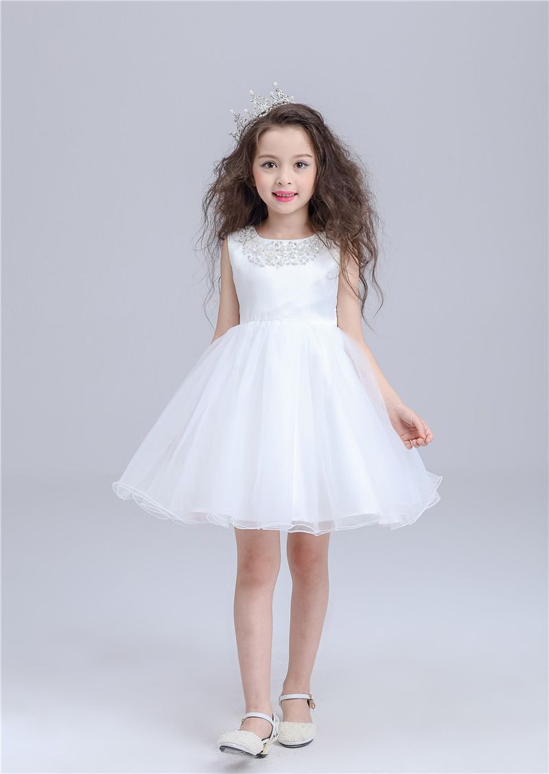 flower girl dresses beige
