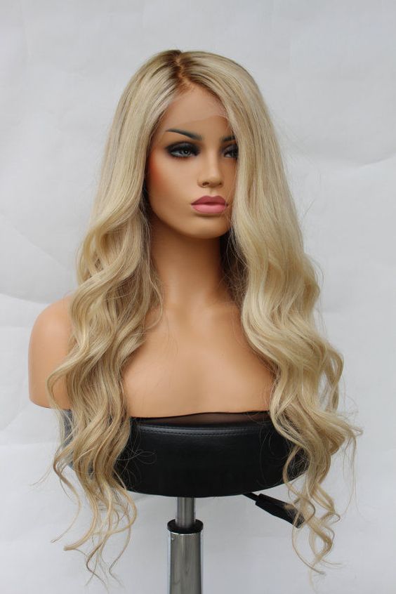 Aura 613 Blonde Wigs 100 Body Wave Brazilian Non Remy Human Hair