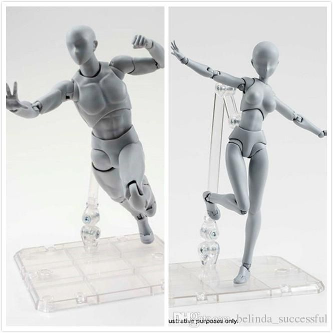 Gray Color Ver. She 6'' Action PVC Chan Figure boxed Chinese NewBody DX Set