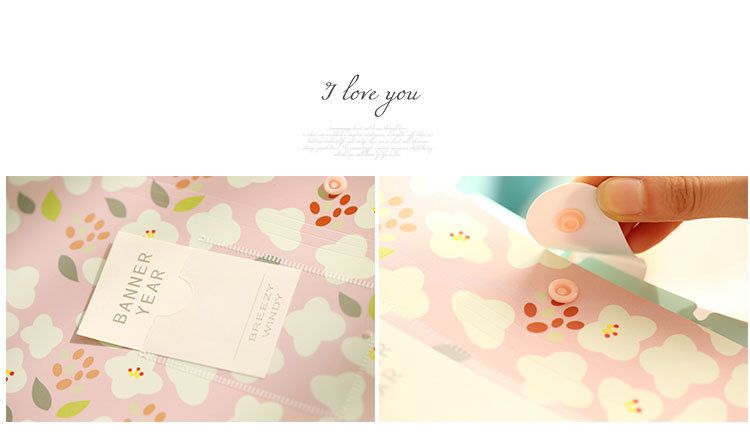 /"Banner Year/" 1pc File Folder Plastic Document Bag Study Organizer 8 Pockets