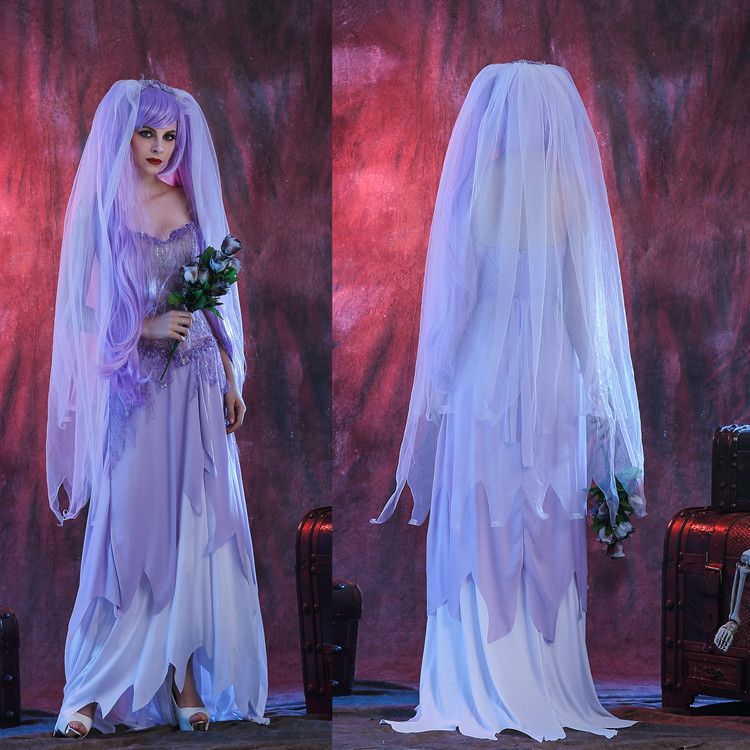 Halloween Fun Zombie Wedding Dress Halloween Zombie Ghost Bride