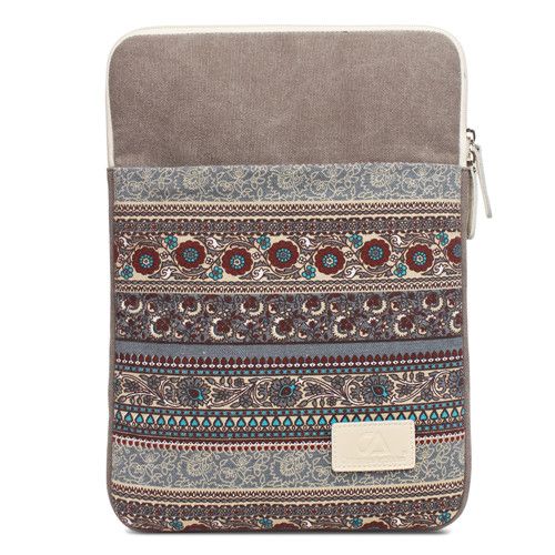 BLOOMSTAR 11 13 14 15 Inch Canvas Protective Notebook Sleeve Computer Case Cover Bohemian Laptop Bag 