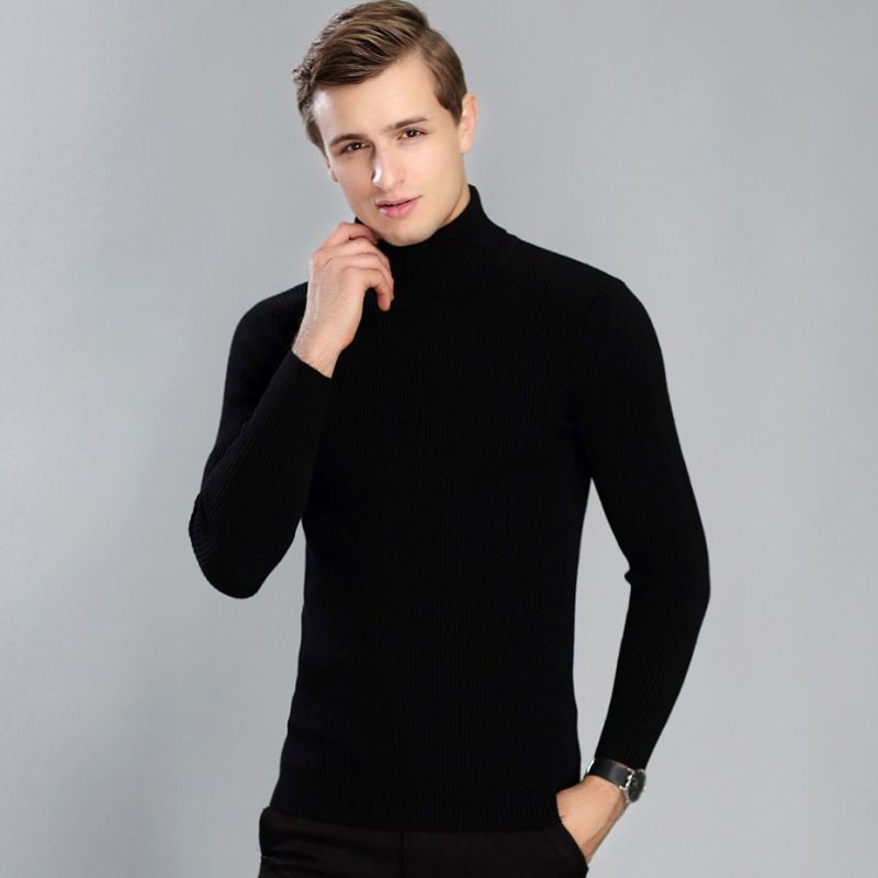 Venta > sueter cuello de tortuga negro hombre > en stock Venta > sueter cuello de tortuga negro hombre > en stock