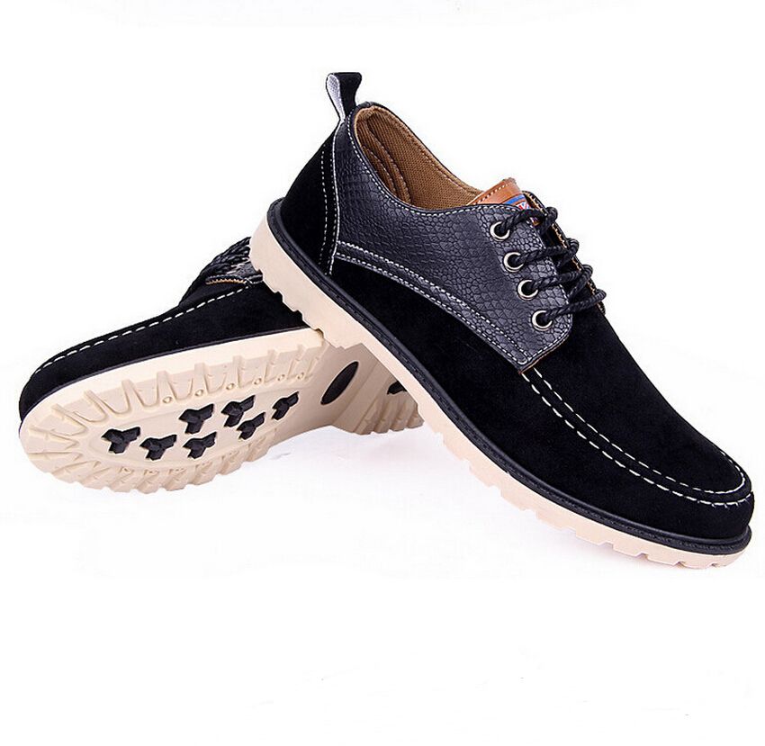 2016 New High End Mens Shoes Casual Crocodile Suede Leather Fashion ...