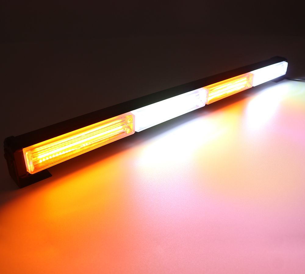 23" 4 COB LED Traffic Advisor Hazard Security Emergency Warning Strobe Light Bar