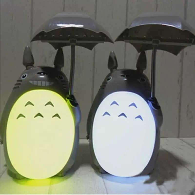 compre al por mayor nueva kawaii cartoon mi vecino totoro lampara led luz de la noche abs mesa de lectura lamparas de escritorio para ninos regalo