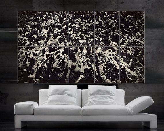 Lebron James King James Poster Print Wall Art 10 Parts Giant Huge Poster No587 Free High Resolution Desktop Wallpaper Free High Resolution Wallpaper From Jh3891 26 09 Dhgate Com