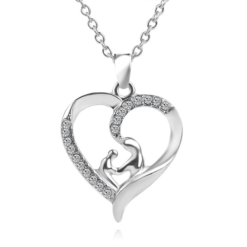 mom baby necklace