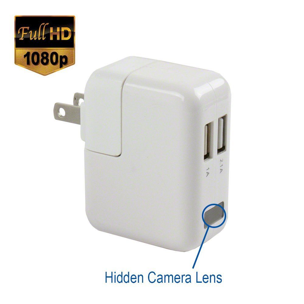 Wall Spy Hidden Camera Charger USB HD-AC Adapter Mini Plug Motion DVR Cam NEW