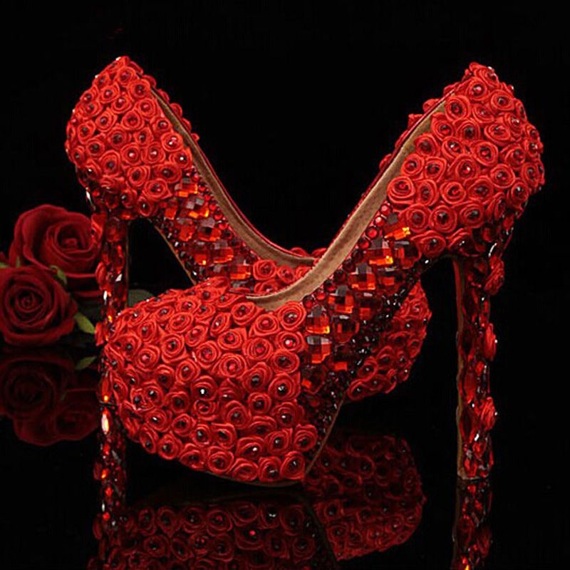 red rose heels