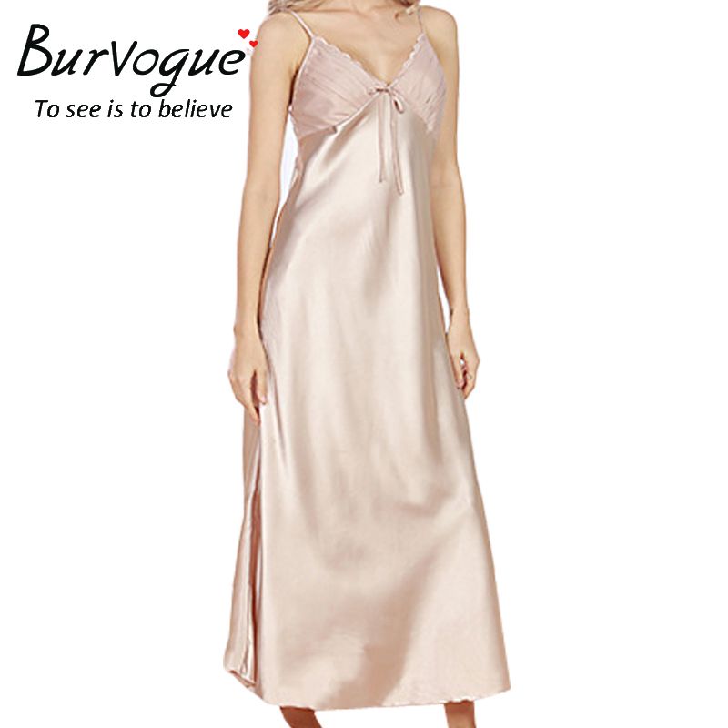 silk maxi nightdress