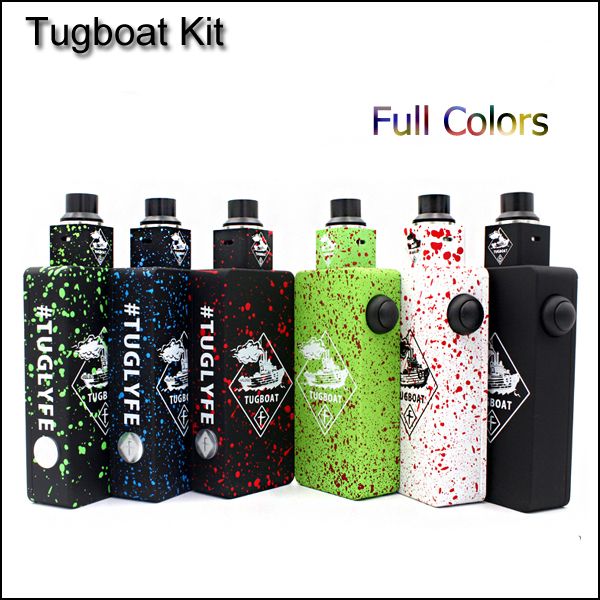 Popular Tug Boat Box Mod Start Kit Tuglyfe Unregulated Box Vape Mod Kit With Tugboat Mod Aluminum Body Rda Atomizer Dhl From Yunkang168 17 2 Dhgate Com