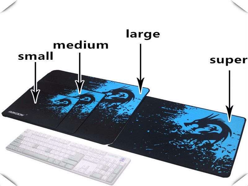 Rakoon Large Gaming Mouse Pad Locking Edge Mouse Mat Speed Control
