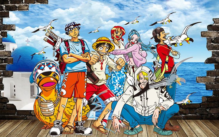 One Piece Photo Wallpaper Custom 3d Wallpaper Japanese Anime Wall Murals Cartoon Kids Bedroom Tv Backdrop Wall Art Room Decor Monkey D Luffy Wallpapers En Hd Wallpapers For Computer From Fashion In The Box 23 23