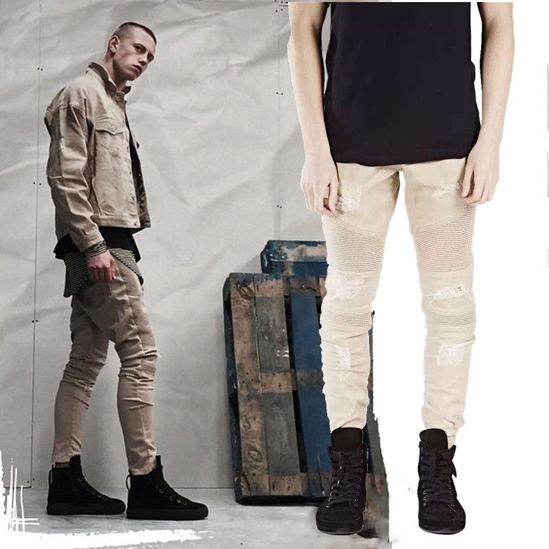 biker jogger jeans