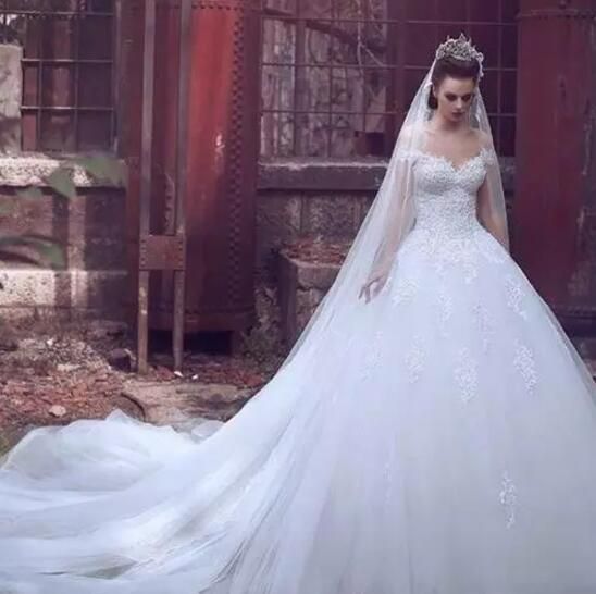 Discount India Saudi Off Shoulder Wedding Dresses With Lace