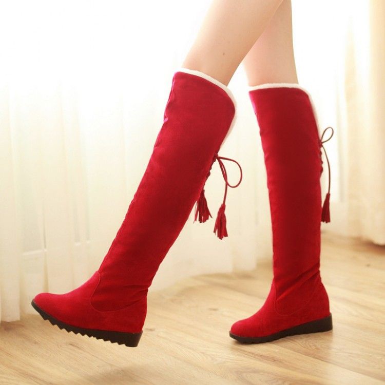 tesco knee high boots