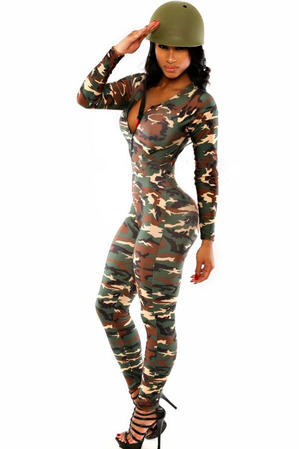 Acquistare Tuta Mimetica Tuta Tuta Sexy Tuta Delle Donne Tuta Aderente  Bodycon Le Donne Più Combinaison Femme Playsuit SJ2089 Economico | Consegna  Veloce E Qualità | DHgate Italy