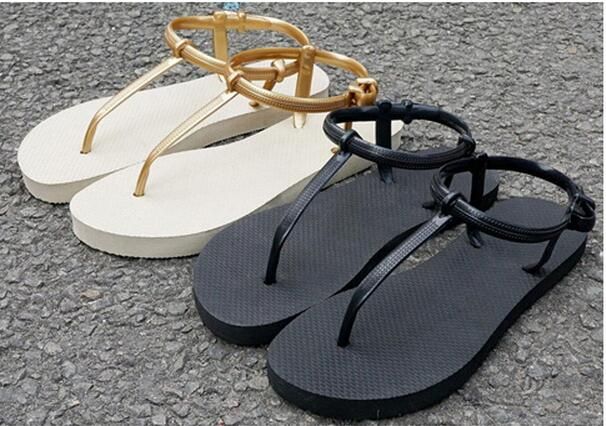 Summer Fashion Simple Flat Flip Flops 