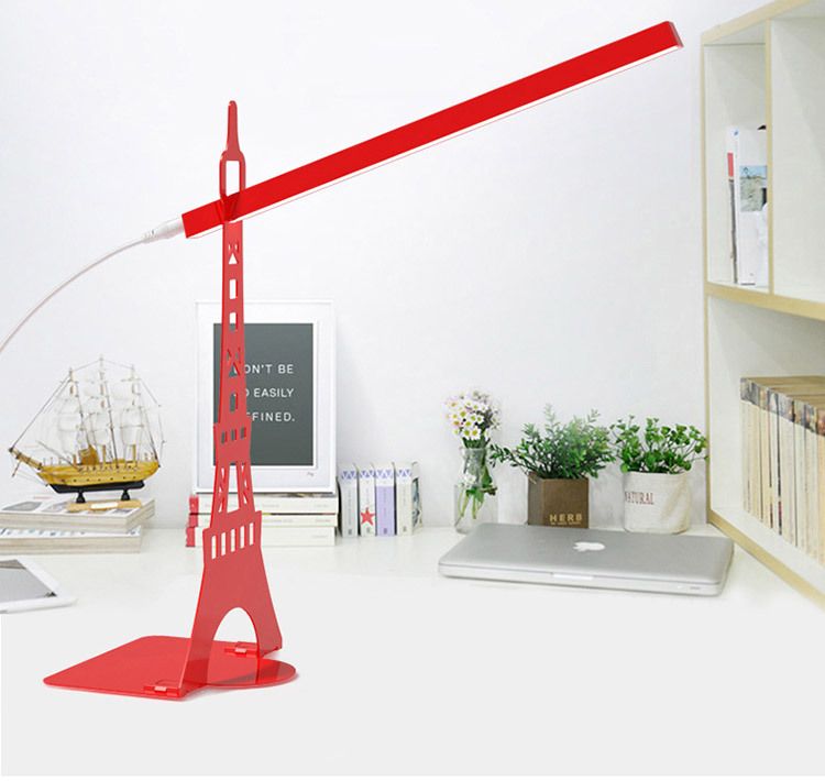 2020 Led Table Lamp Eiffel Tower Modeling Reading Light Stepless
