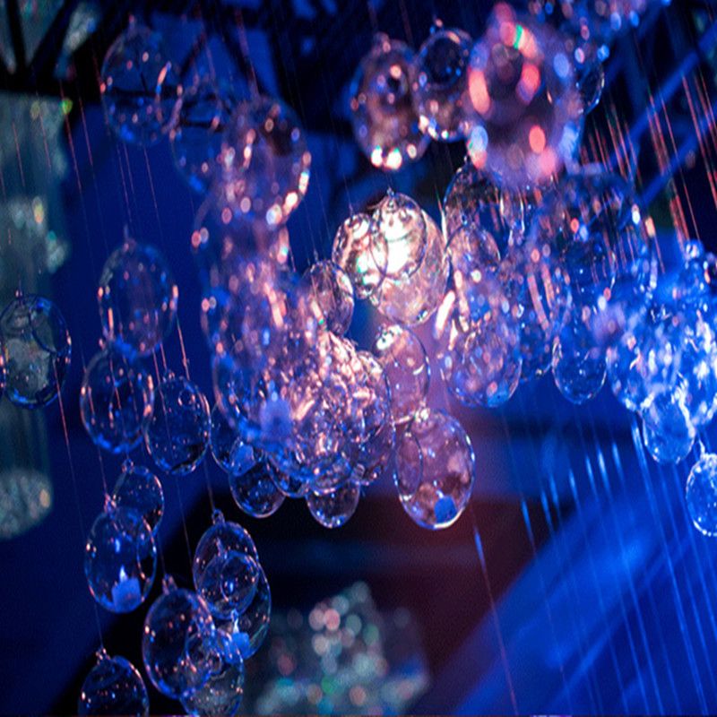 Unique Design Clear Acrylic Hanging Ball Fashion Shiny Wedding