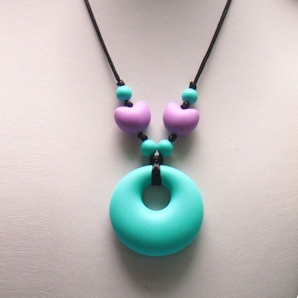 teething pendant necklace