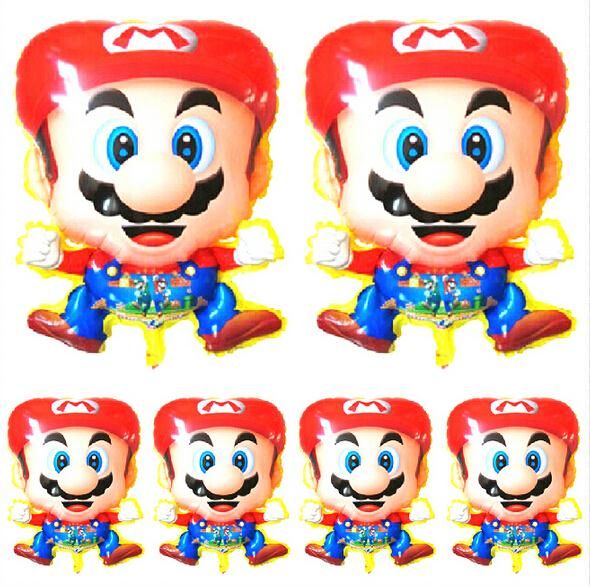 60 44cm Super Mario Balloons Super Mary Ballon Mario Bros Baloon