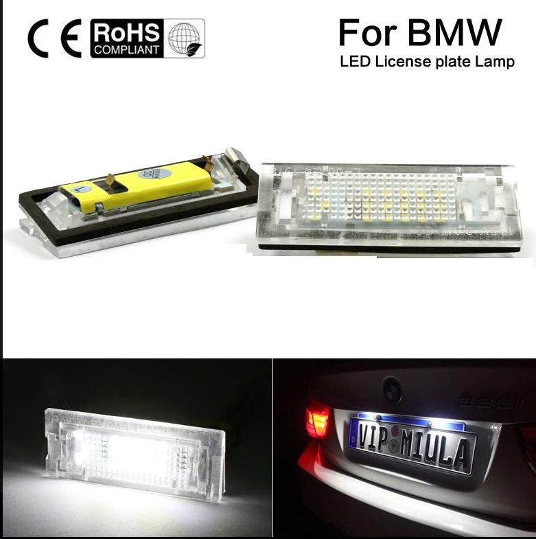 e39 number plate light