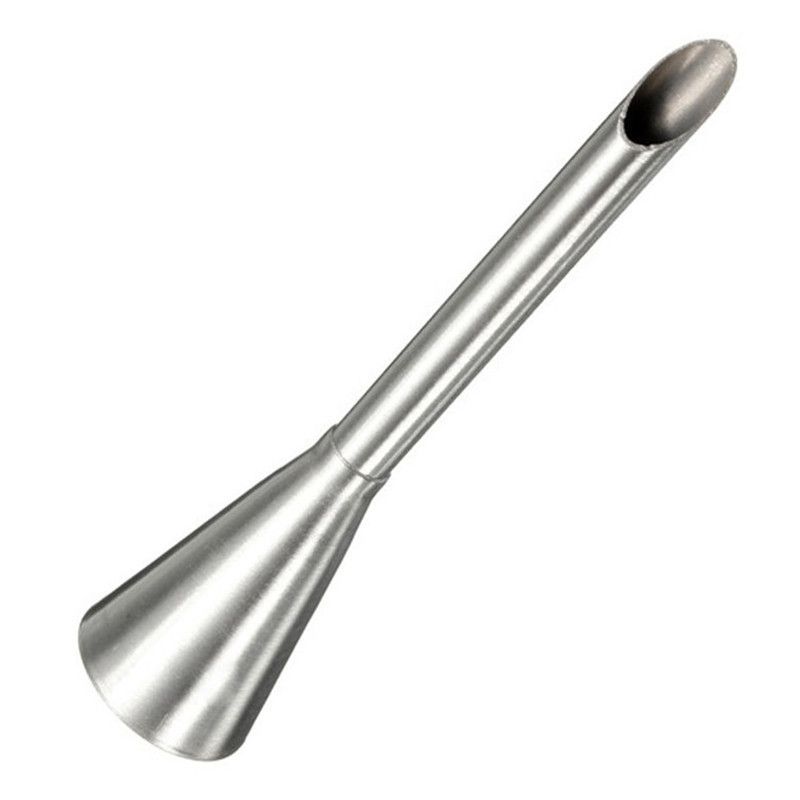 2020 Stainless Steel Puff Nozzle Tip Long Cake Decorating Tip