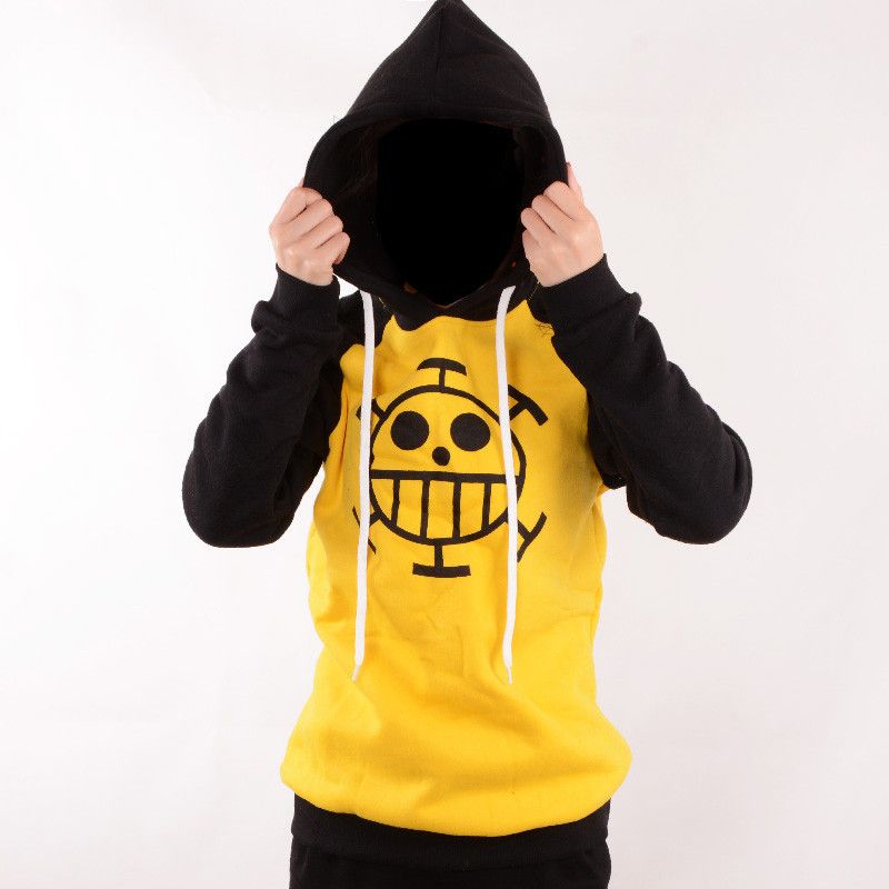 Ropa De Anime Japonesa One Piece Cosplay Trafalgar Law Costume Hoodie Adult Yellow Sweater Anime Fans Casual Daily Style | DHgate