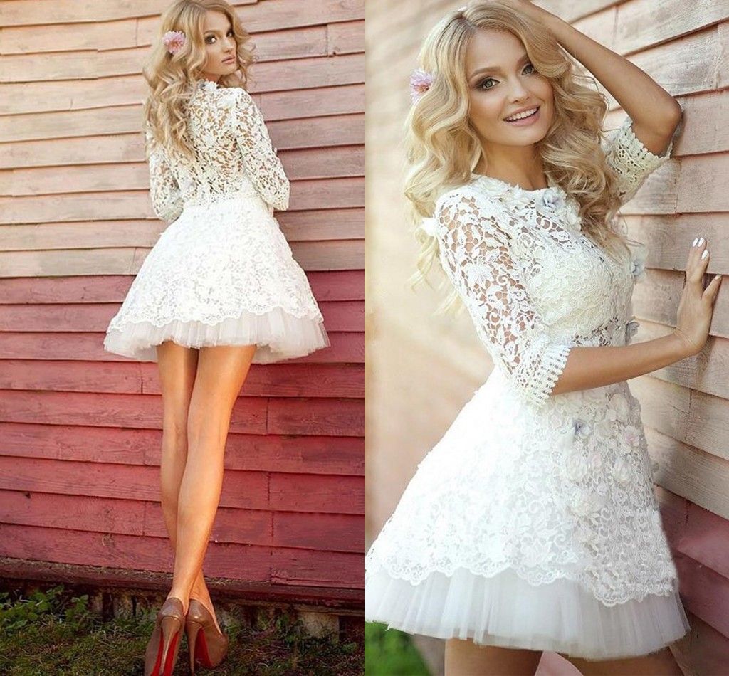 wedding short dresses 2018