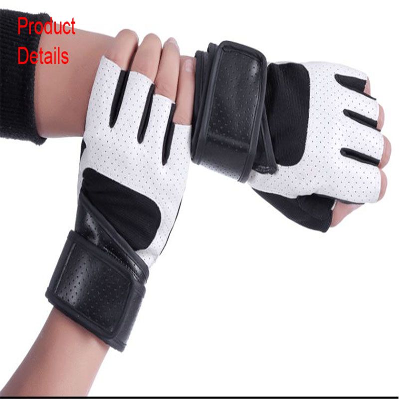 white workout gloves