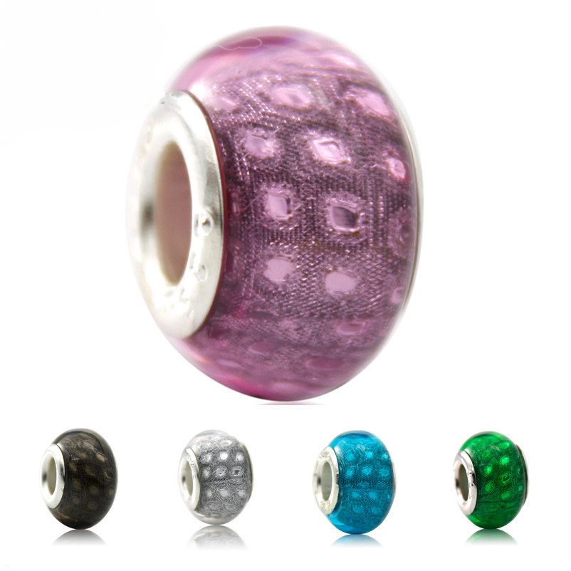 pandora murano glass beads size
