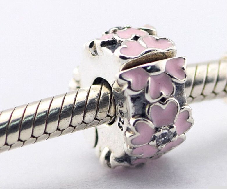 pandora pink primrose charm