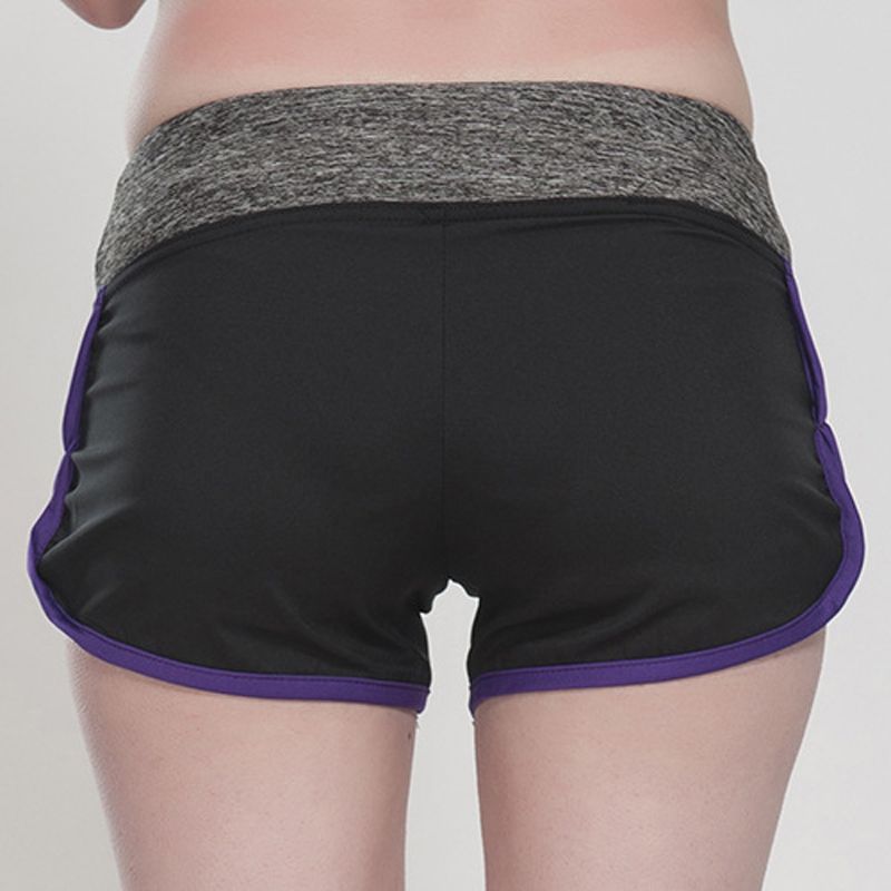 #Purple Pantalones cortos deportivos sin costuras con letras para mujer,Shorts elásticos ajustados #Purple Pantalones cortos deportivos sin costuras con letras para mujer,Shorts elásticos ajustados