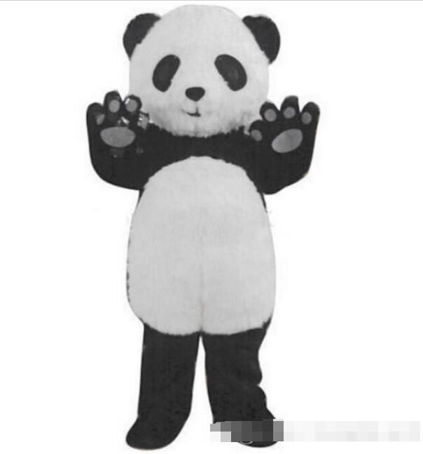 Baby Panda Mascot Costume Cartoon Halloween Party Dress Adult Size