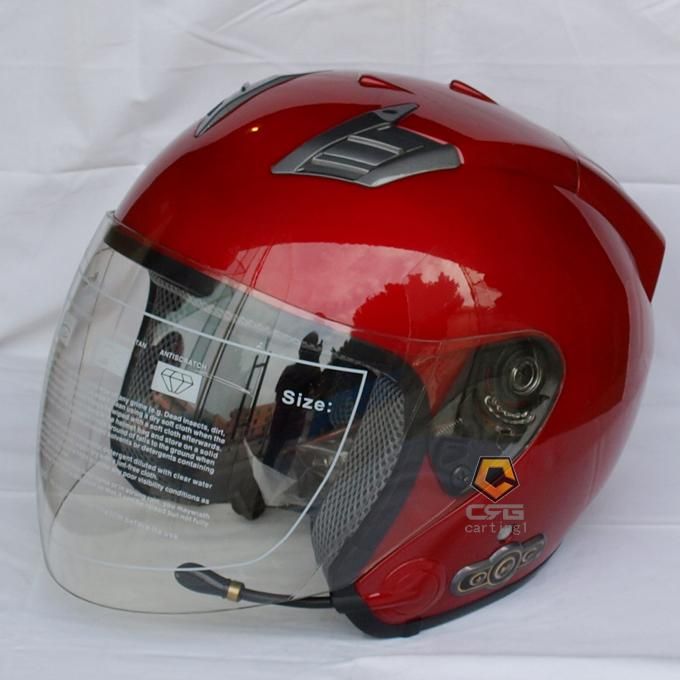 GETNOOG Half Face Helmet Motorcycle Bluetooth Helmet Integrated Design
