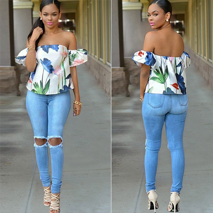 light blue denim jeans ladies