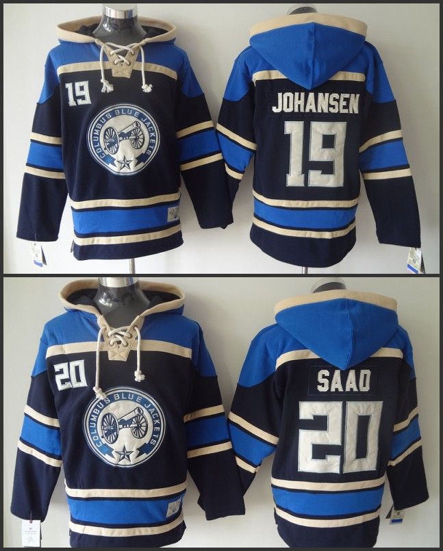 blue jackets jersey sweatshirt